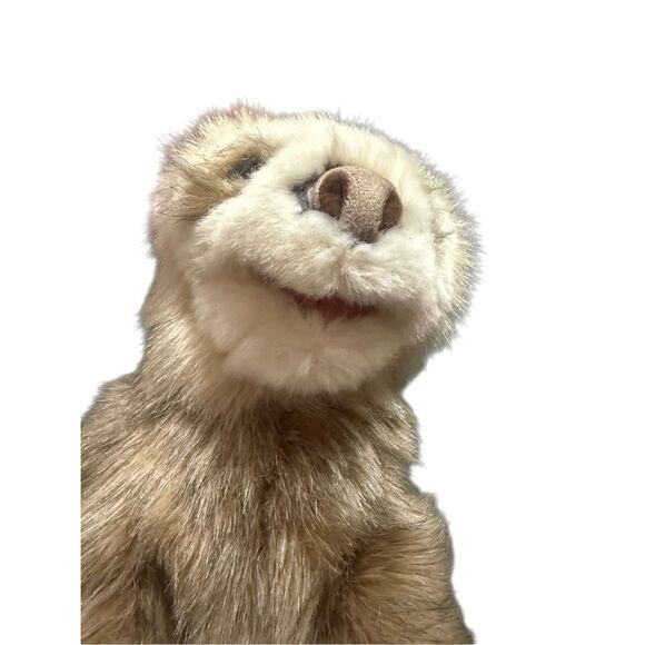 Folkmanis Two toed Baby Sloth Puppet 11" Long Stuffed Animal - Picture 14 of 14